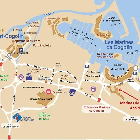 شقة L'azure, Marines De